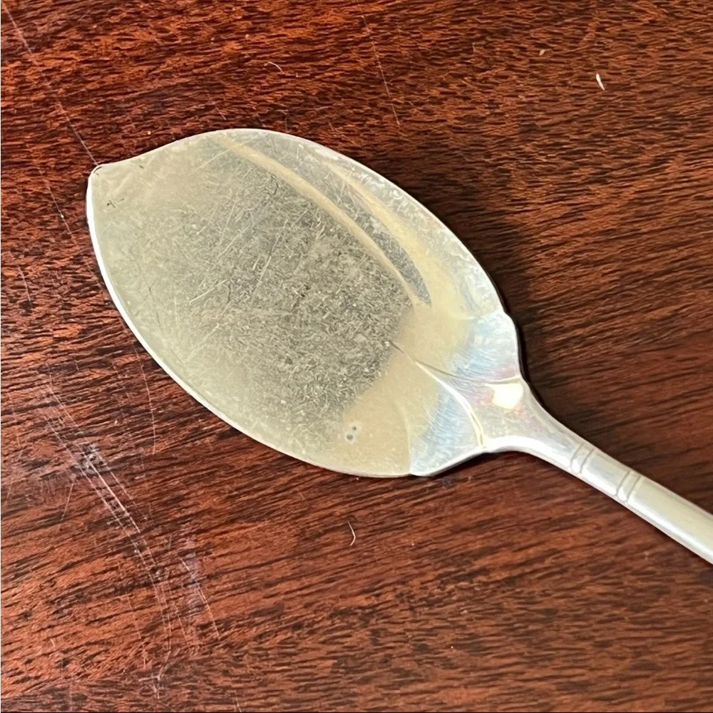 Vintage 1930s Oneida Community Lady Hamilton Silverplate Jam Jelly Server Spoon